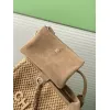 Chanel Woven Tote Textured Raffia Signature Logo &amp Chain Embracing Summer Elegance size38 #A54203