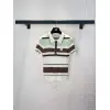 Chanel Monogram Knit Short Sleeve Crew Neck Blouse #A63659