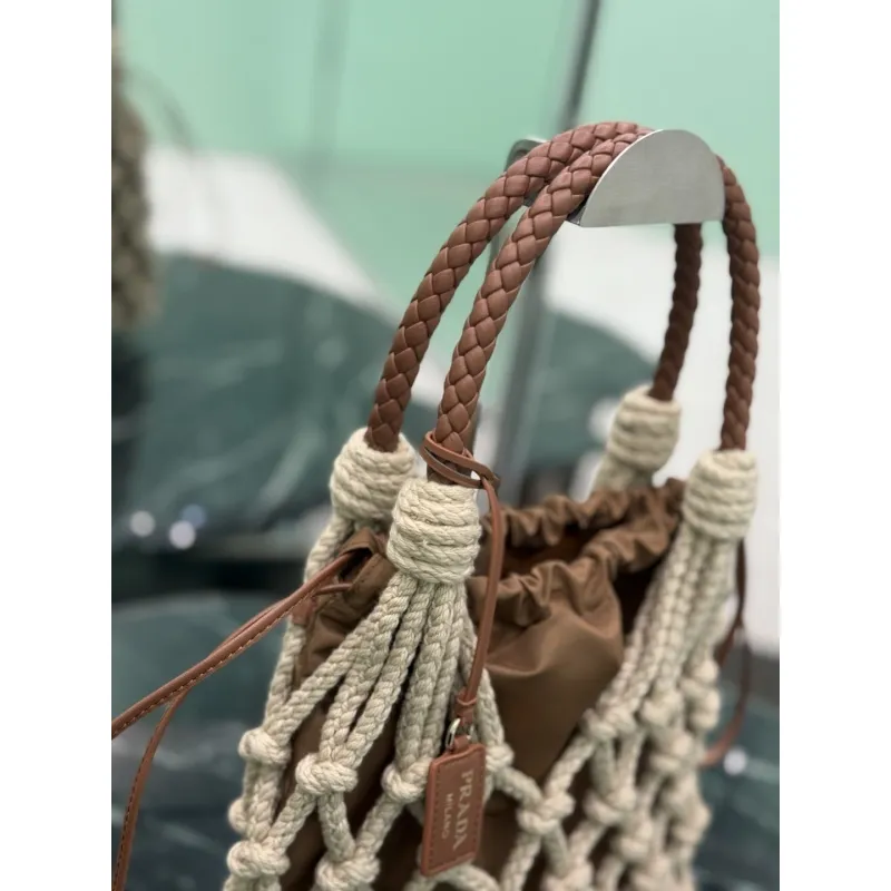 Prada Knitted Bucket Bag 1BC111 #A55279