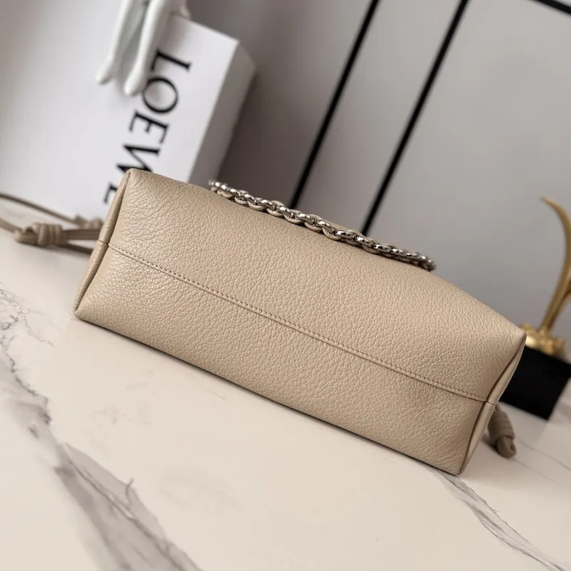 Loewe 012403 Flamenco Purse in Pebbled Calfskin Size 30x10.5x20CM #A62923