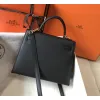 Hermes handbag Black #A42845