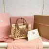 Miu Miu Woven Rattan Handbag With Leather Trim And Brand Plaque #A50907