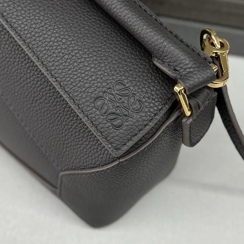 Loewe Puzzle Bags In Stylish Shades Showcasing Unique Geometric Design #A50417