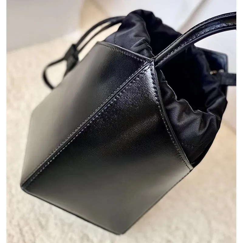 Givenchy Two Tone Leather Bucket Bags With Drawstring Closure #A52345