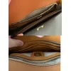 MCM Mini Crossbody Bag, Grid Pattern, Chain Strap, Style 65026 12.5 x 21.0 x 5.0cm #A61795