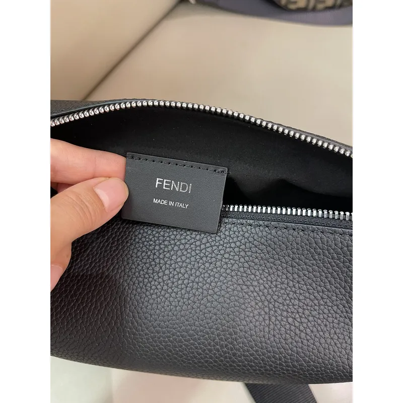 Stylish Black Fendi Sling Bag With Signature Strap And Luxe Design For Fashion Lovers size:33×18×10 #A54308 Stylish Black Fendi Sling Bag With Signature Strap And Luxe Design For Fashion Lovers size:33×18×10 #A54308