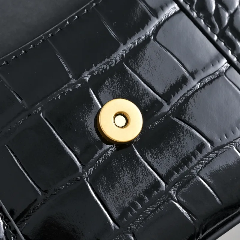 Balenciaga Hourglass Croc Embossed Handbag 19x8x21cm #A64986 Balenciaga Hourglass Croc Embossed Handbag 19x8x21cm #A64986