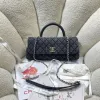 Chanel Coco Handle Caviar Leather Shoulder Bag 32cm #A64994