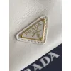 Prada Re-Edition Bucket Bag (4 Colors) – Red/Black/White/Brown Fabric with Gold-Tone Chain & Triangle Logo #A59177 Prada Re-Edition Bucket Bag (4 Colors) – Red/Black/White/Brown Fabric with Gold-Tone Chain & Triangle Logo #A59177