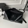 Chanel AS6139 Lambskin Hobo Shoulder Bag 32x24x12cm #A64995