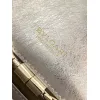 Bvlgari Serpenti Metallic Silver Crossbody Bag With Iconic Motif #A51655