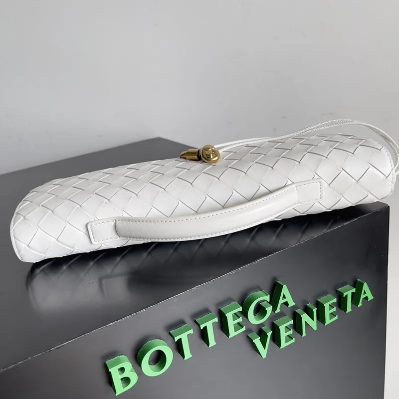 Bottega Veneta Leather Clutch with Knot Closure #A45659 Bottega Veneta Leather Clutch with Knot Closure #A45659