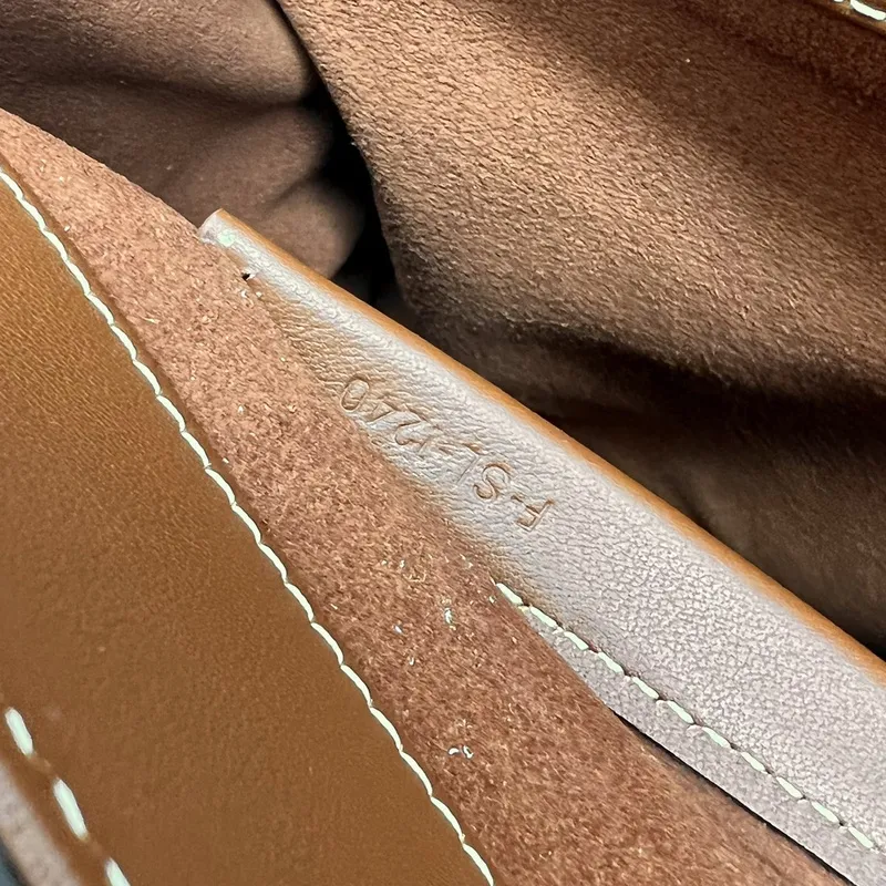 CELINE Grained Leather Medium 16 Shoulder Bag #A49258