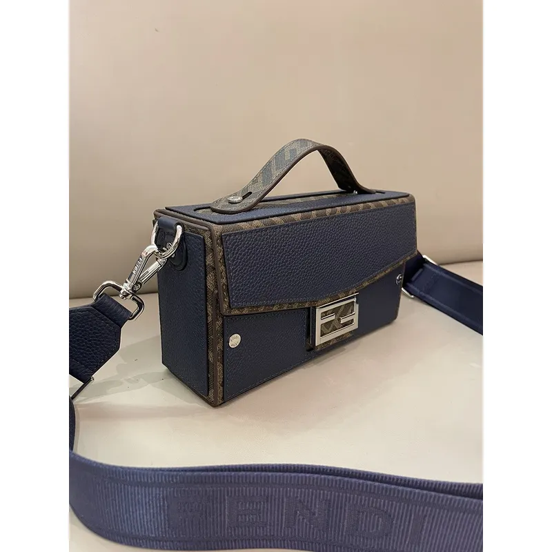 Baguette Soft Trunk Leather Multicolour Size:22*13*6.5cm #A49093
