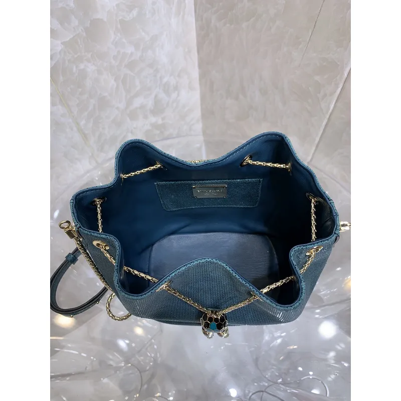 Bvlgari Serpenti Bucket Bag Collection In Distinctive Hues And Textures #A51662