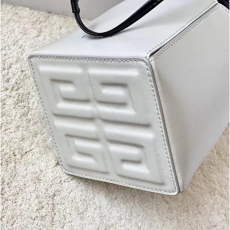 Givenchy Two Tone Leather Bucket Bags With Drawstring Closure #A52345