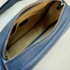 LOEWE Blue Leather Crossbody Bag With Minimalist Design And Adjustable Strap size:23×18×9cm #A54073