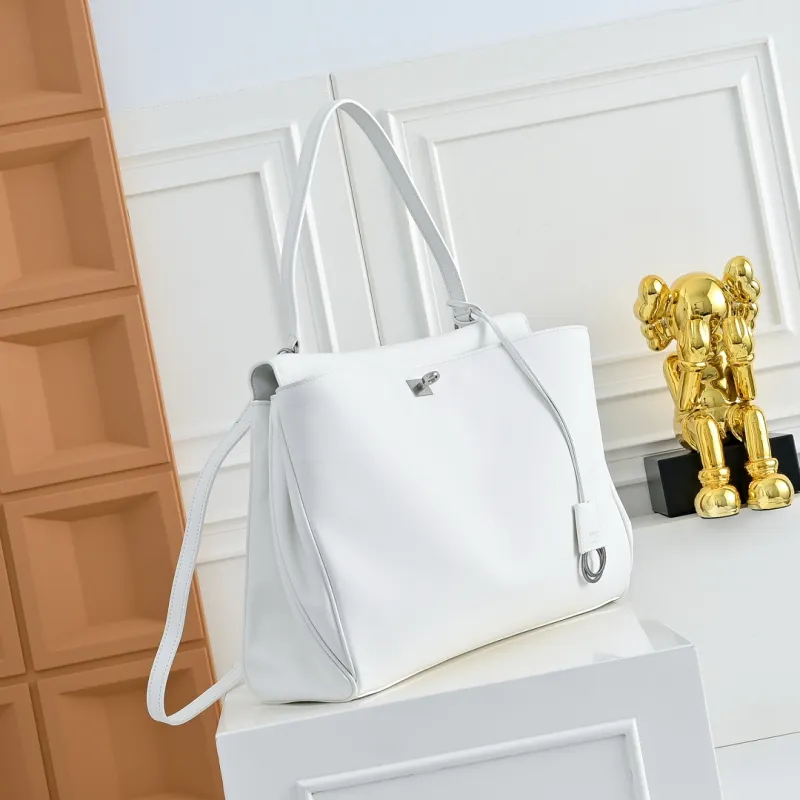 Balenciaga Rodeo Soft Leather Handbag Silver Buckle 35x23x11cm  #A64962