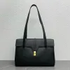 CELINE Grained Leather Medium 16 Shoulder Bag #A49258