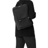 LOEWE Military backpack in soft grained calfskin Anthracite Size:39*28.5*11cm #A49107