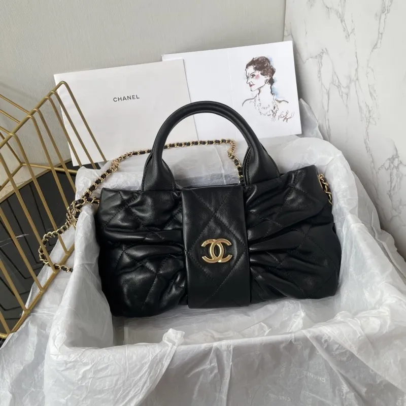 Chanel Quilted Leather Handbag S5851 #A55695
