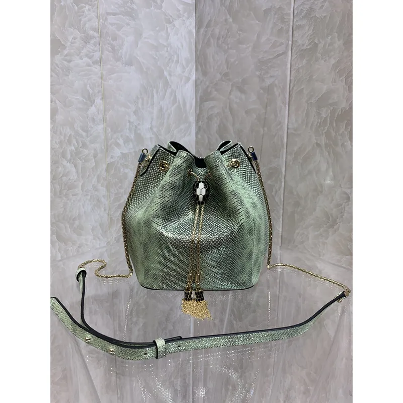 Bvlgari Serpenti Bucket Bag Collection In Distinctive Hues And Textures #A51662