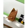 Chanel Quilted Suede Tote Bags With Iconic Chain Straps In Dual Tones #A50980