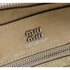 Miu Miu Vivant Suede Leather Bowling Top Handle Bag 32×19.5×11cm #A65025