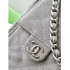 Chanel Quilted Suede Tote Bags With Iconic Chain Straps In Dual Tones #A50980
