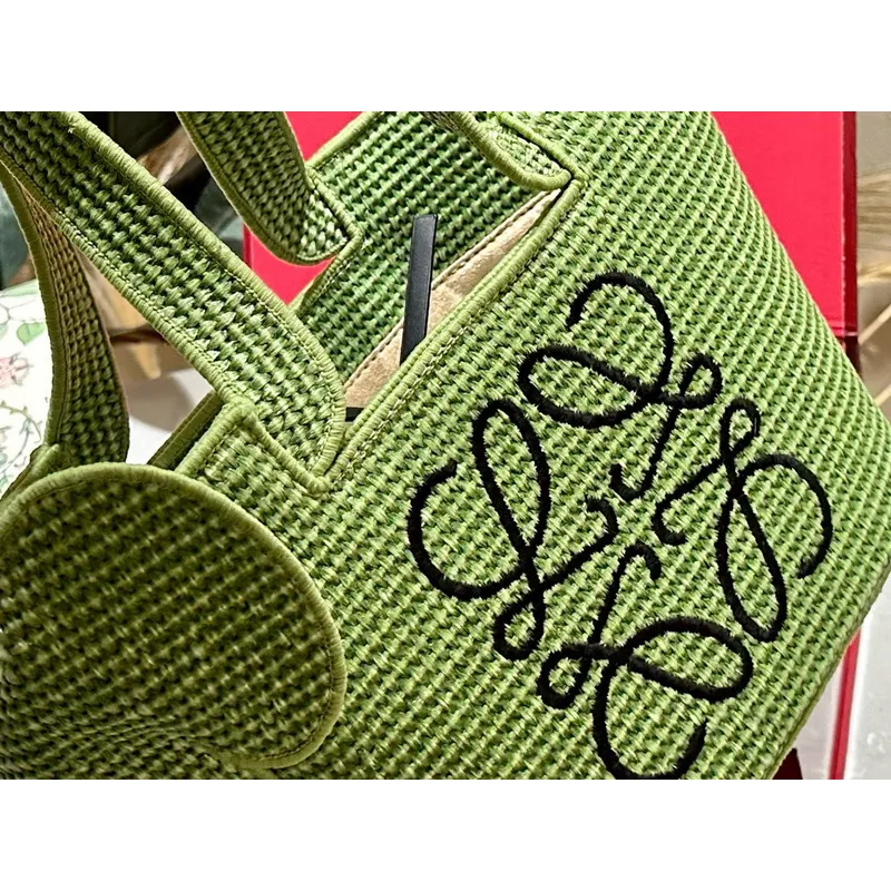 Loewe Woven Elephant Shopping Bag #A42264