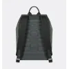 D-ior Hit the Road Backpack with Flap – Anthracite Gray Oblique Jacquard & Grained Calfskin  #A59161