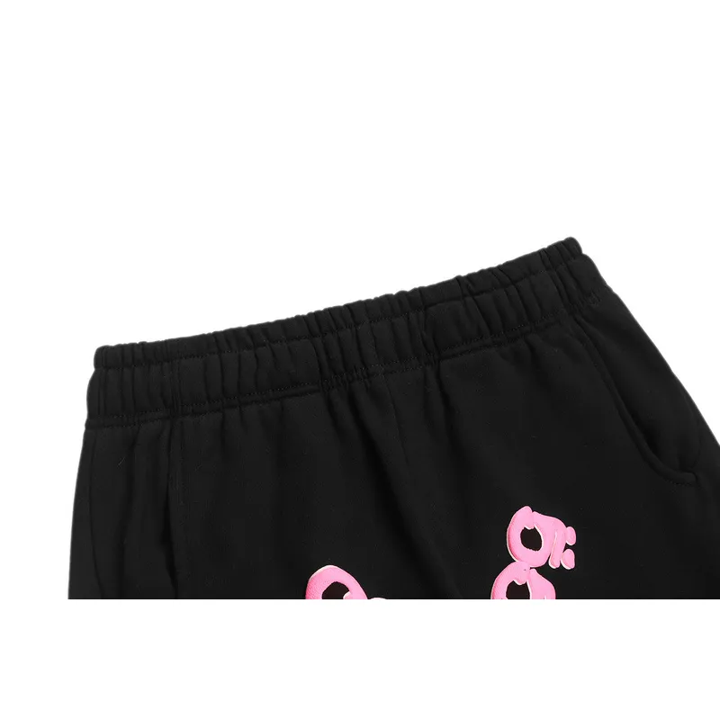 Sp5der Angel Number Sweatpant Black Mens  #A50935