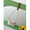 Chanel AS5898 Quilted Hobo Bag with Pearl Chain Strap Size 13-23.5-7.5 #A62897