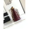 Chanel 4922 Quilted Mini Hobo Bag in Crinkled Lambskin Size 22.5x19.5x8.5CM #A62916