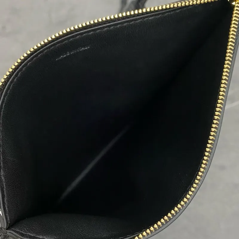 Celine 100812 Sharp Pouch Phone Bag in Lambskin Size 24x19.5x1CM #A62909