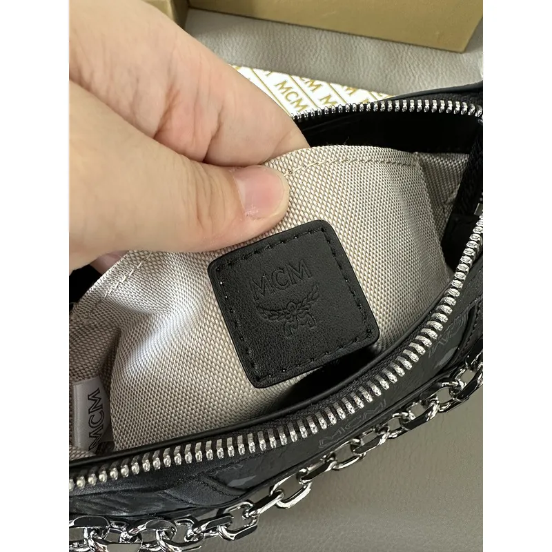 MCM Visetos Nappa Mini Delmy Chain Shoulder Bag Size:12.5x21.0x5.0cm #A49132 MCM Visetos Nappa Mini Delmy Chain Shoulder Bag Size:12.5x21.0x5.0cm #A49132