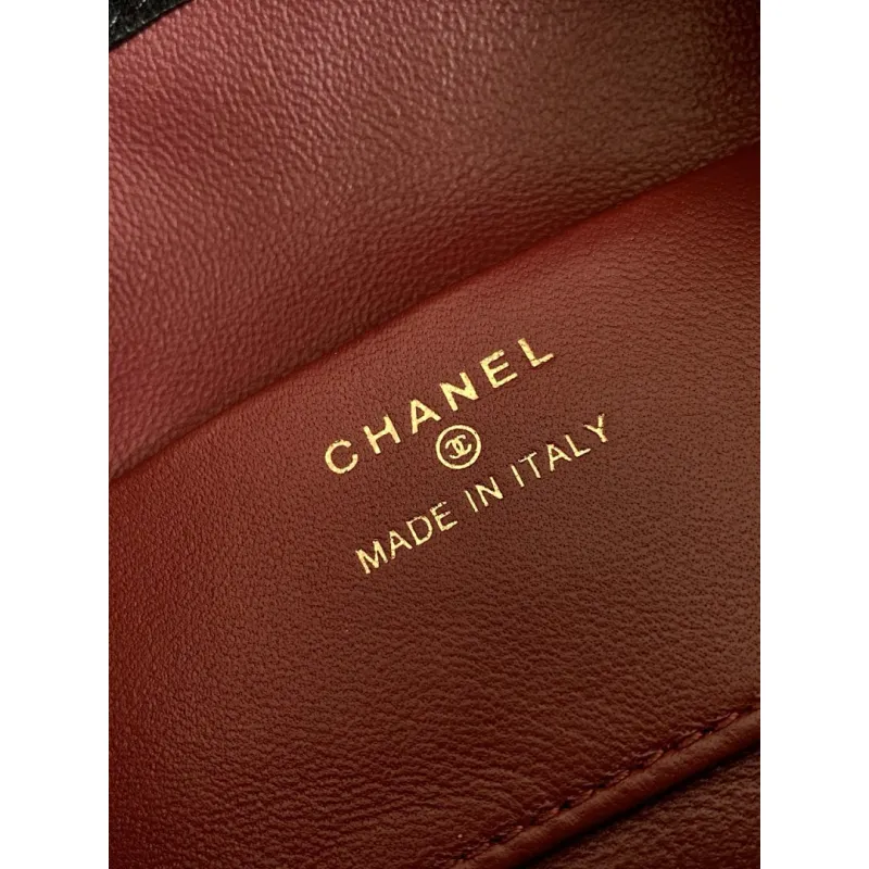 Chanel 26S Quilted Drawstring Bucket Bag, 17 x 22 x 8 cm #A63225