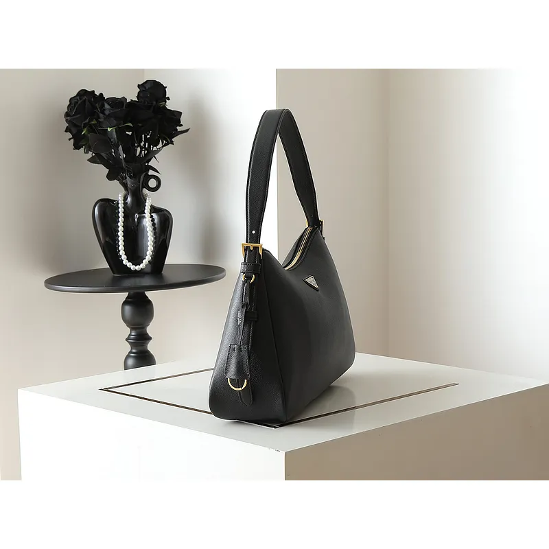 Prada Leather Shoulder Bags in Neutral Shades for Effortless Sophistication size:39×24×12cm #A53925
