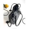 Chanel 26S Quilted Drawstring Bucket Bag, 17 x 22 x 8 cm #A63225