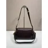 Prada Brown Leather Crossbody Bag 1BD394 #A55691