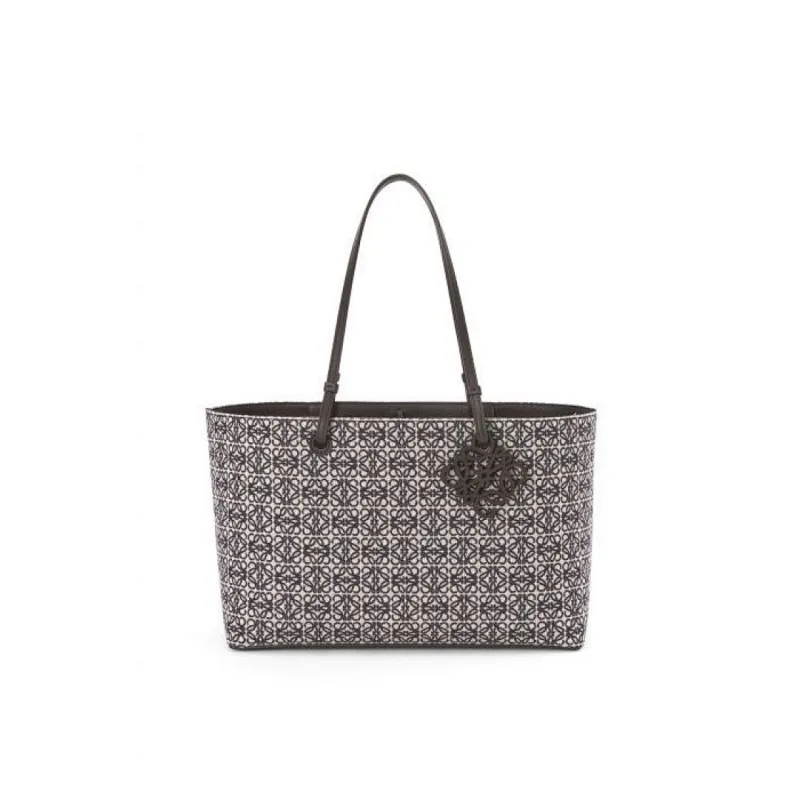 Loewe Large East West Tote Bag in Anagram Jacquard & Leather, 37 x 16 x 25 cm #A63231