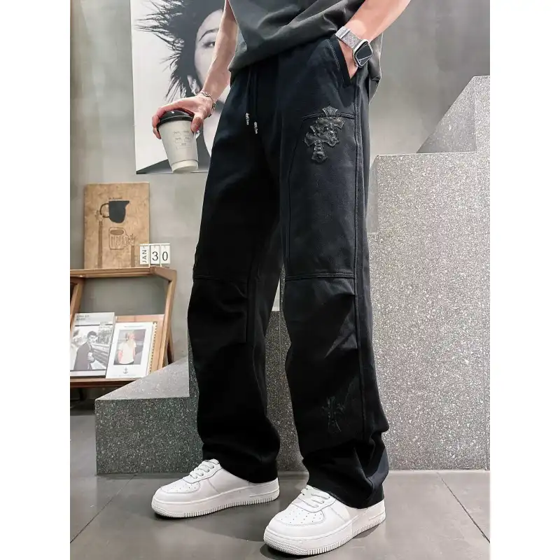 Chrome Hearts Pants for Chrome Hearts long pants for men #A60779
