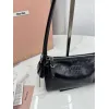 Miu Miu Ribbon Oil-Wax Leather Shoulder Bag 21×12.5×9.5cm #A65026