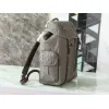 D-ior Mens Grey Embossed Leather Backpack with Signature Hardware - Luxury Fashion for Urban & Travel Essentials A205 #A57316 D-ior Mens Grey Embossed Leather Backpack with Signature Hardware - Luxury Fashion for Urban & Travel Essentials A205 #A57316