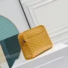 Goyard Canvas Clutch with Leather Trim #A45656 Goyard Canvas Clutch with Leather Trim #A45656