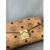 MCM Small Envelope Crossbody Bag, Visetos Monogram, Style 65008 11-18.5-4cm #A61796