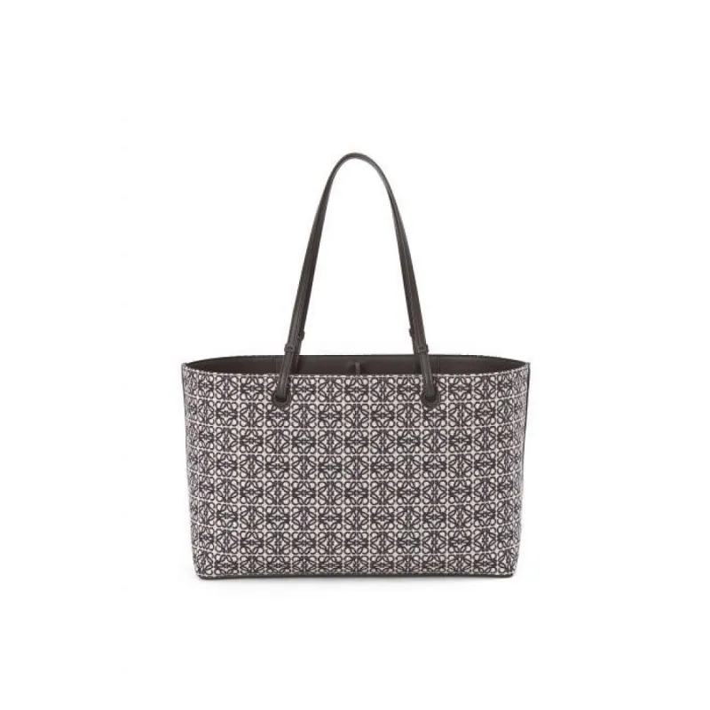 Loewe Large East West Tote Bag in Anagram Jacquard & Leather, 37 x 16 x 25 cm #A63231