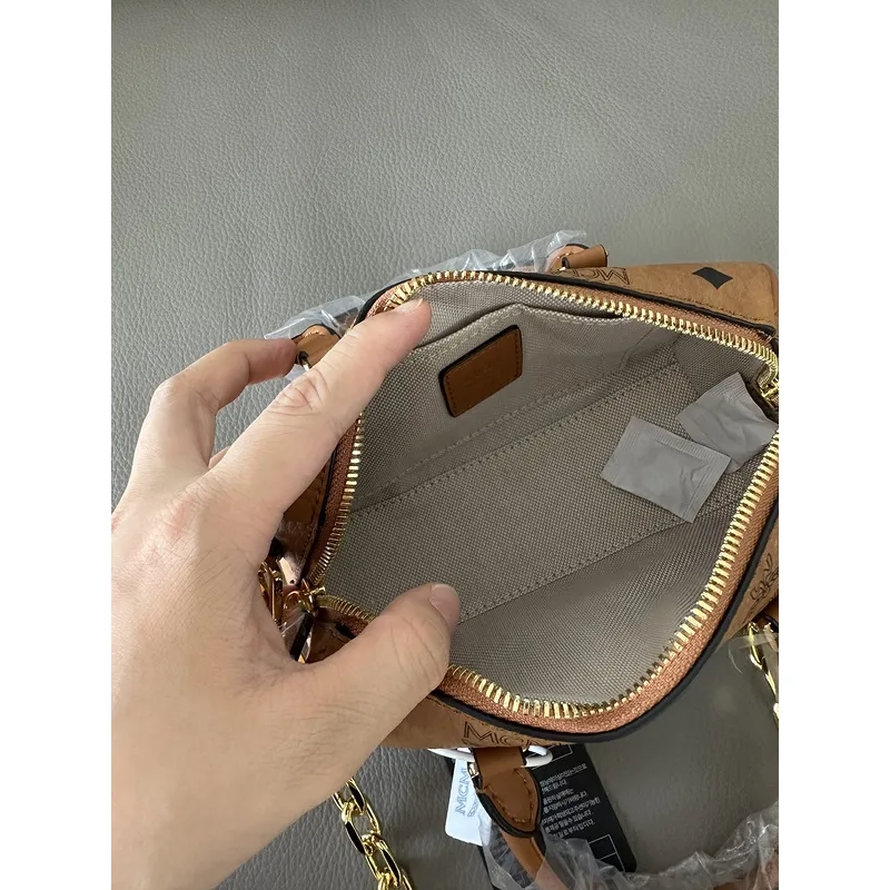 MCM Boston Pillow Bags High Quality  #A47940