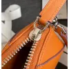 Givenchy Orange Leather Crossbody Bag With Signature Branding #A52347