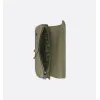 D-ior Saddle Belt Bag in Olive Green Leather With Signature Strap Design size:27×20×5cm #A54111 D-ior Saddle Belt Bag in Olive Green Leather With Signature Strap Design size:27×20×5cm #A54111